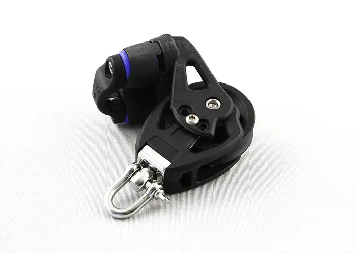 Selden svirvelblock med skotlås 12mm
