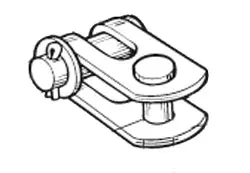 Selden Gaffel/gaffeltoggle till 7mm stag