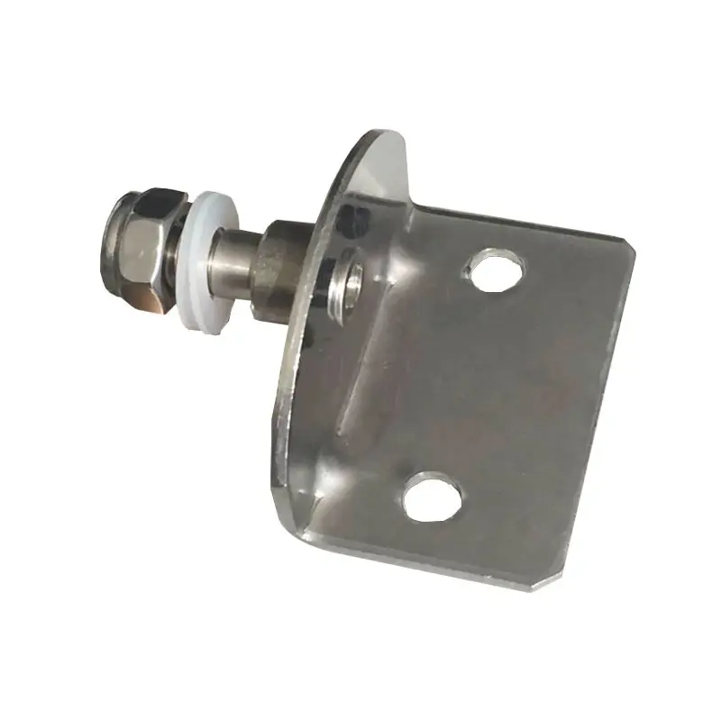 Gasfjäderfäste vinklad, bult utåt, 48x32mm