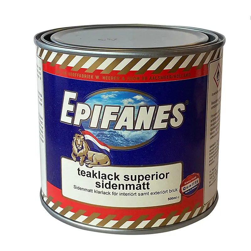 Epifanes Teaklack Superior, sidenmatt 500ml.