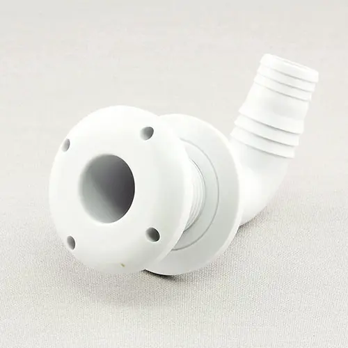 Plastgenomföring vinklad 25mm