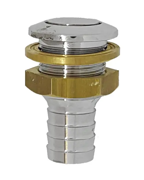 Tankventil flush 19mm rak