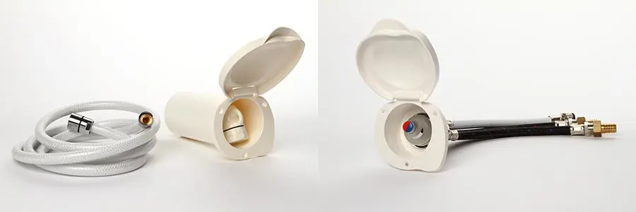Dusch/mixerset med box.