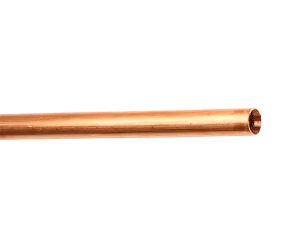Gasolrör, koppar mjuk, längd ca 8m