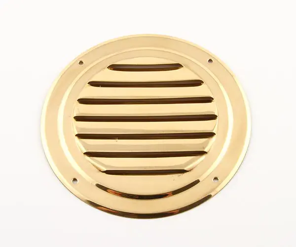 Ventilgaller runt mässing 125mm
