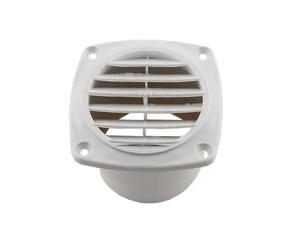 Ventilgaller plast vit 85x85mm