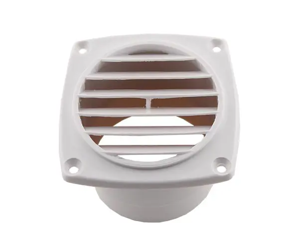 Ventilgaller plast vit 92x92mm