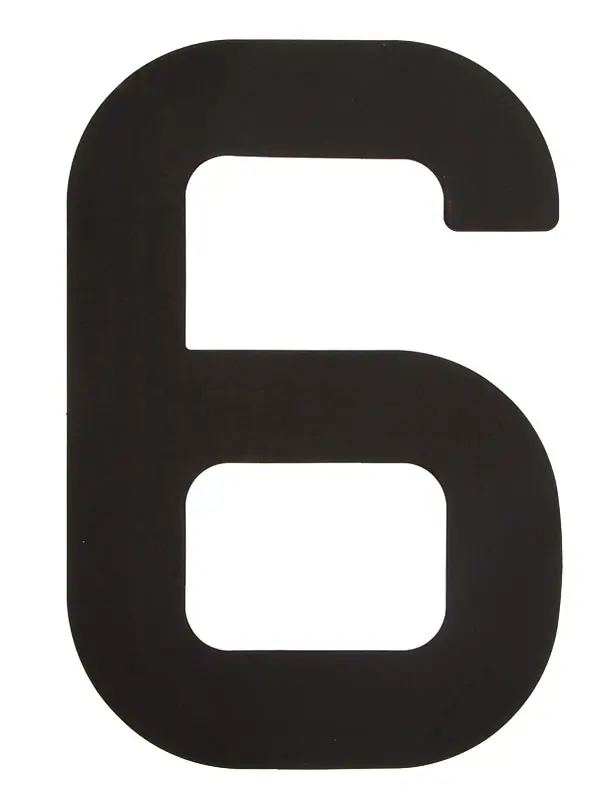 Segelsiffra 6/9 30cm