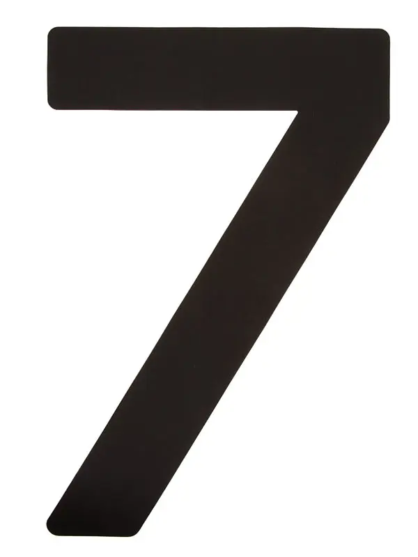 Segelsiffra 7, 30cm