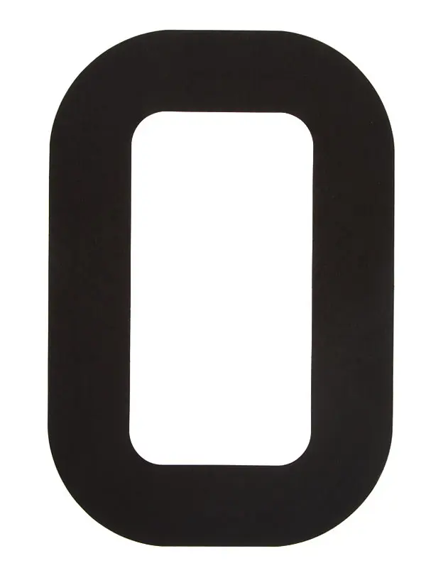 Segelsiffra 0, 38cm