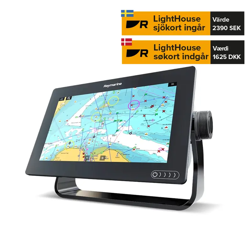 Raymarine Axiom 12" RV, integrerad RealVision 3D och 600W sonar