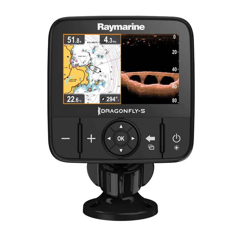 Raymarine Dragonfly 5Pro, Plotter/ekolod inkl givare