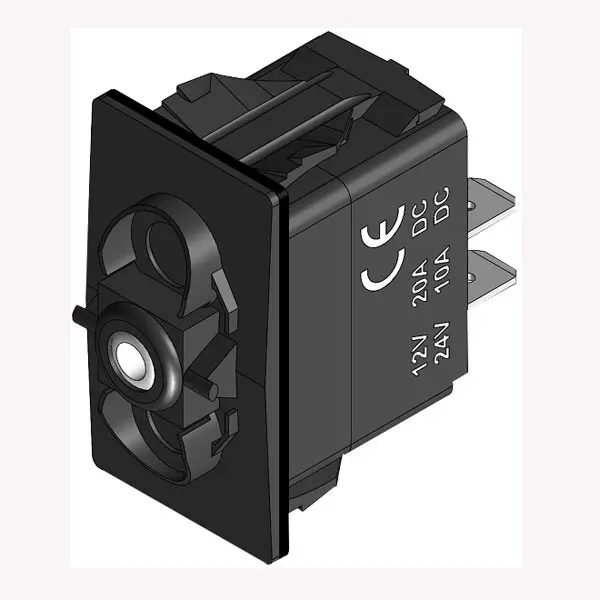 Strömbrytare On-Off utan LED-diod