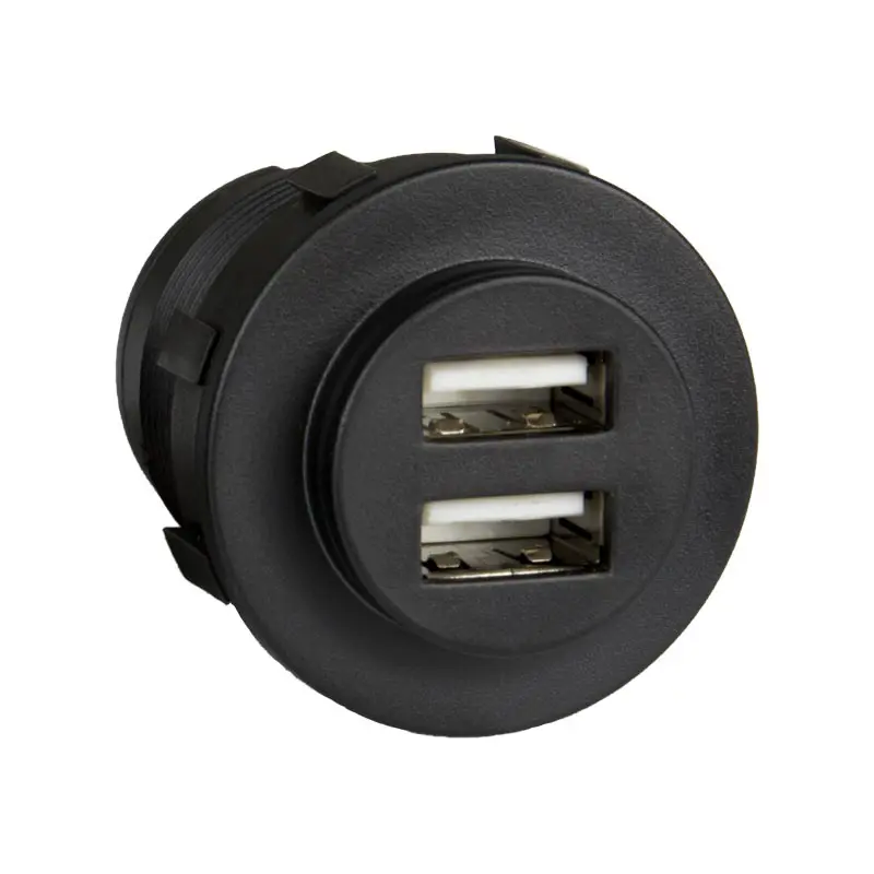 USB-Uttag >5A Svart