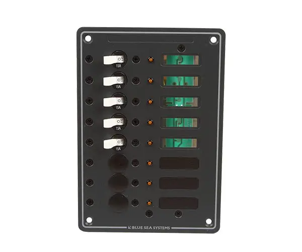 Elpanel 5st 15A 3st tomma
