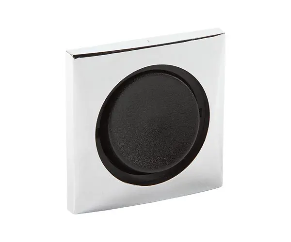 Båtsystem strömbrytare enkel krom/2201