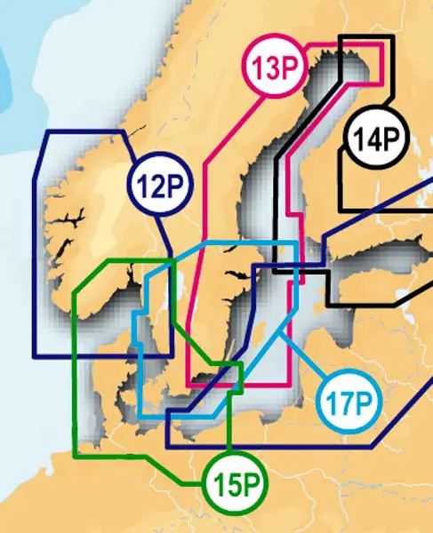 Navionics Platinum mSD/SD 15p+ XL3 Västkusten-Danmark