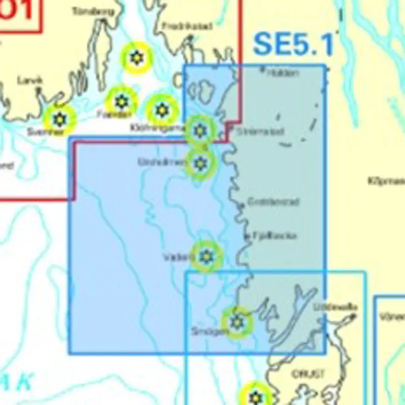 NV. Atlas Sverige SE 5.1 - Svenska Västkusten Norra