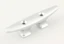 Knap aluminium 175mm