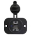 USB-uttag, infällt, 2 portar, 12-24V