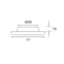 Nova II SMD LED, krom, switch/2363