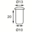 Båtsystem Dot LED vit/2592