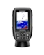 Garmin Striker 4, splitscreen, waypointkarta/CHIRP traditionellt ekolod, sedd framifrån