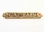 Mässingskylt  Captain