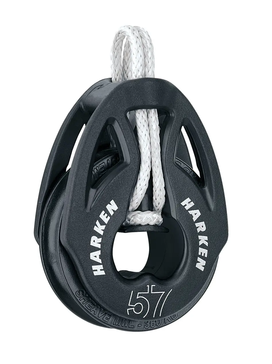 Harken block linfäste inkl loop 57/10mm
