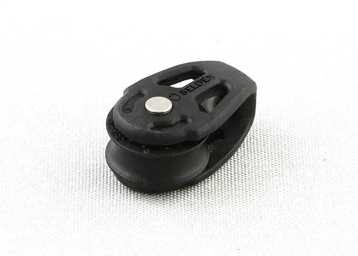 Selden enkelblock med linfäste 6mm