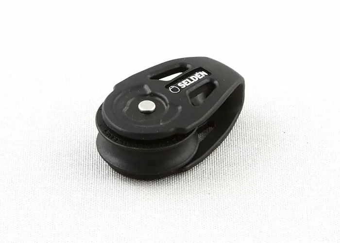 Selden enkelblock med linfäste 8mm