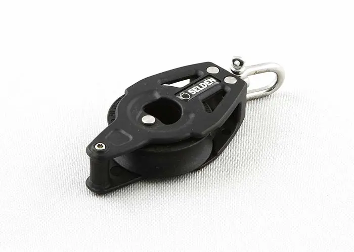Selden block med hundsvott 10mm