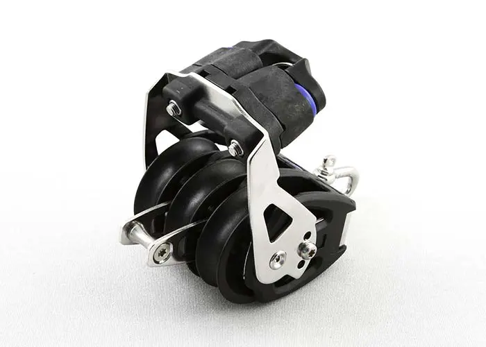Selden trippelblock med hsvt+skotlås 12mm