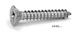 Skruv försänkt 4,2x19mm. FP=20