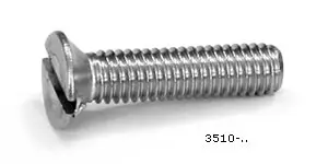 Maskinskruv Flatförsänkt M4x70mm. FP=4st