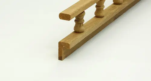 Roca pinnräcke med fläns, 2m