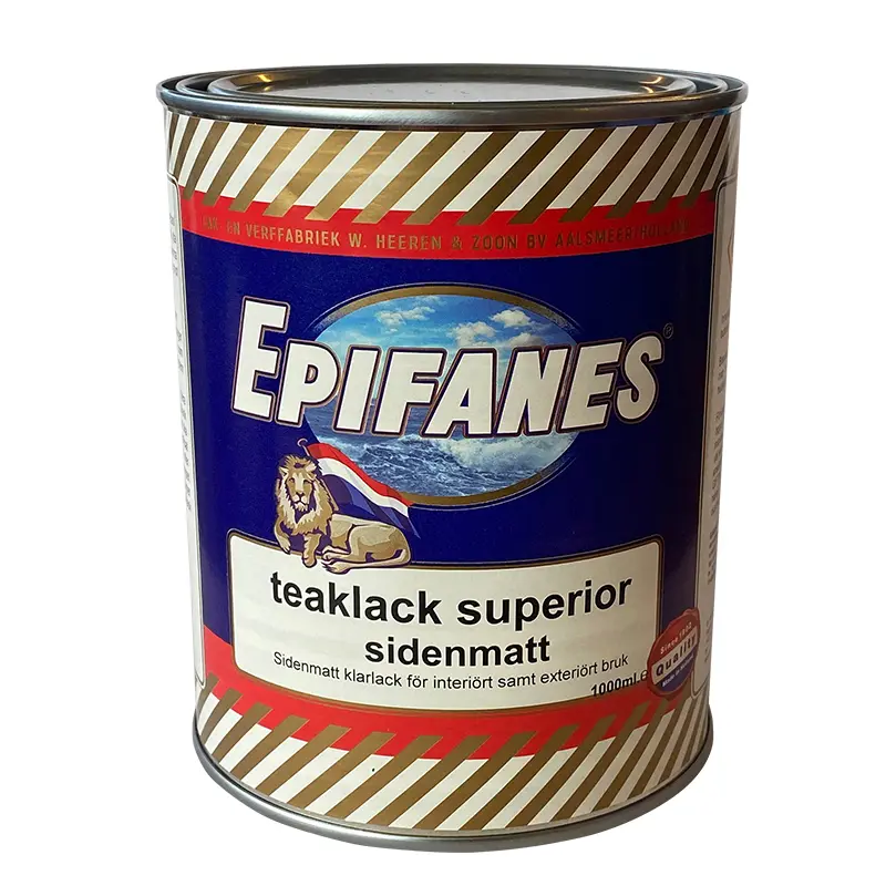 Epifanes Teacklack Superior, sidenmatt, 1l.