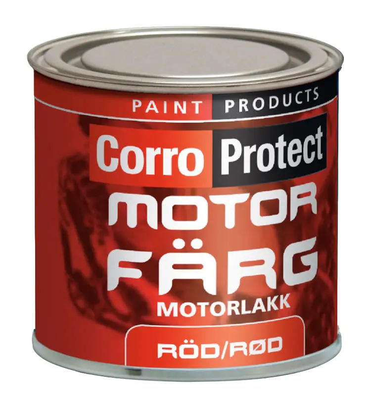 Motorfärg röd 250ml