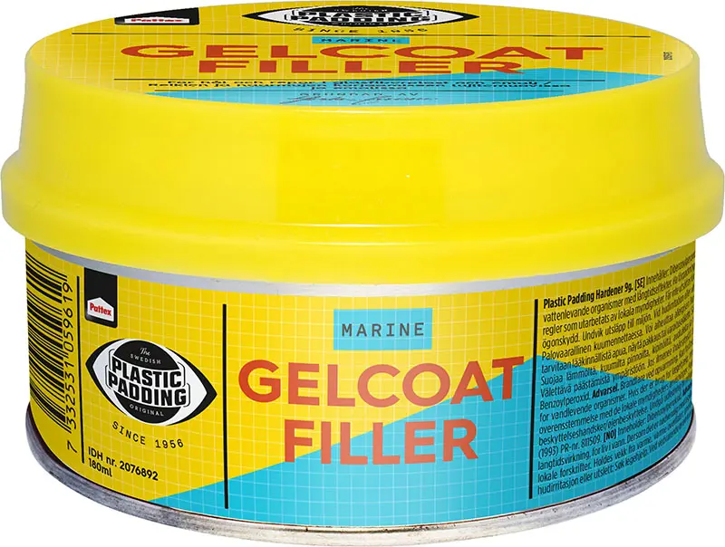 Gelcoatfiller vit burk 180ml