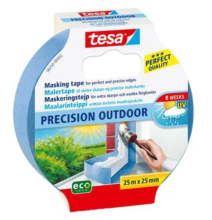 Tesa Maskeringstejp blå precision outdoor