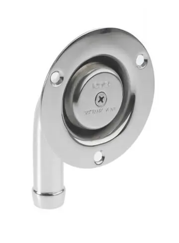 Tankventil flush 19mm vinklad