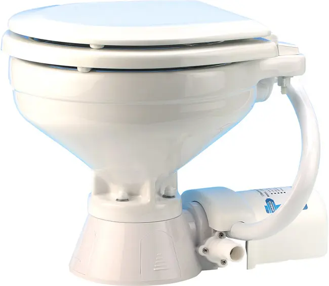 Toalett Jabsco 12V, Stor skål