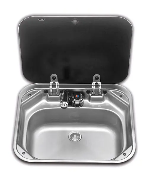 Diskho med lock 420x370x145mm