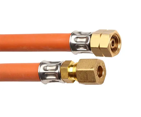 Gasolslang 60cm mutter-klämkoppling