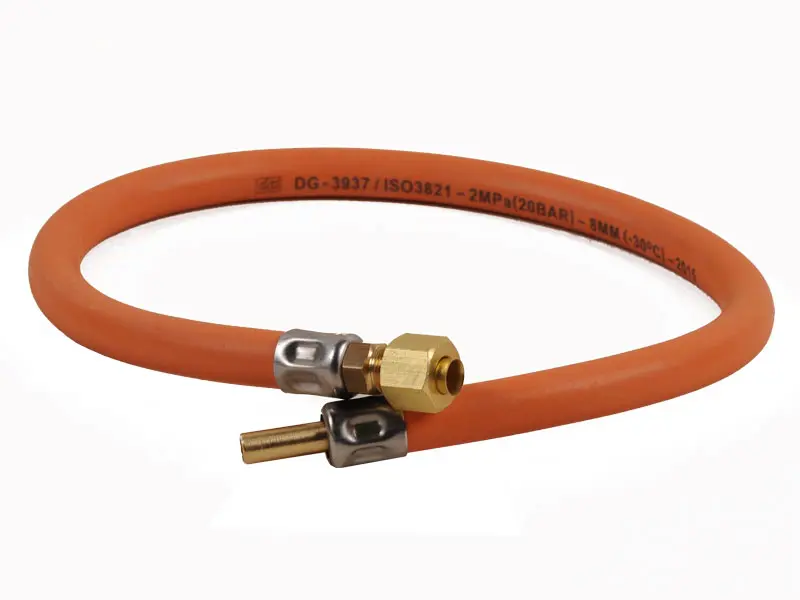 Gasolslang 60cm mutter-nippel