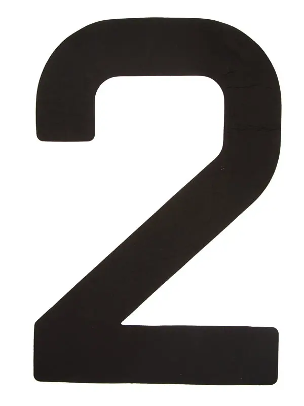 Segelsiffra 2, 23cm (optimist)