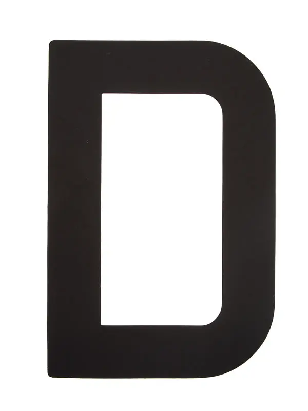 Segelsiffra D, 30cm