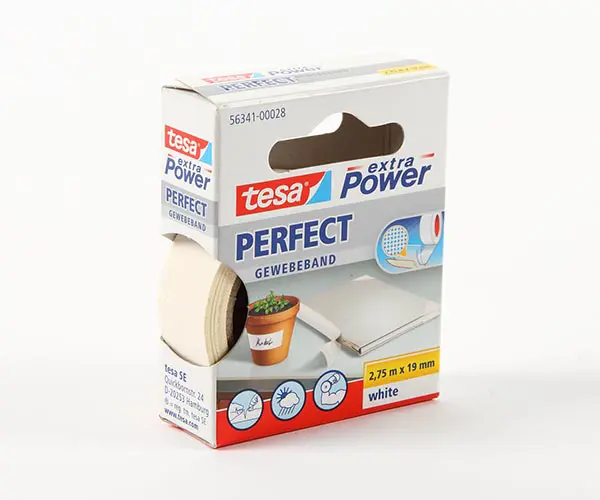 Tesaband 19mm x2.75m vit