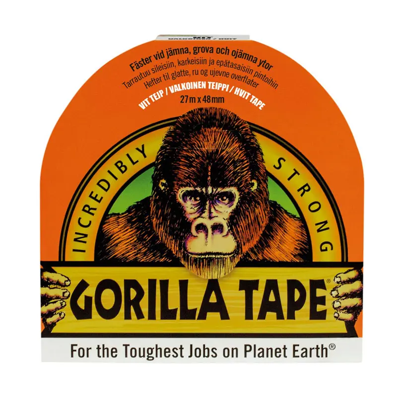 Gorilla tejp Vit 48mm x27m