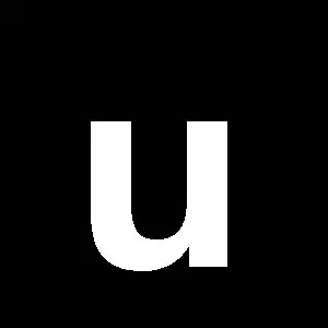 Reg-bokstav u 30mm Vit